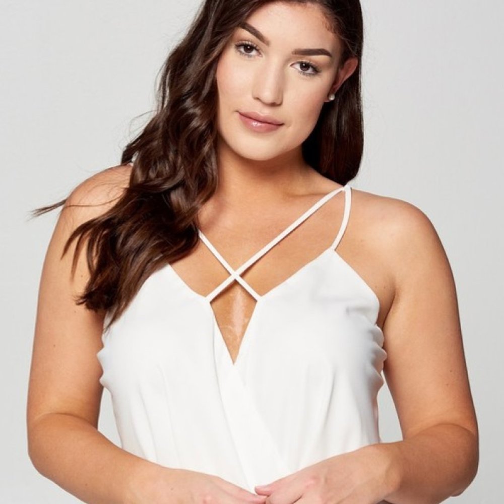 Plus Size Caged Top